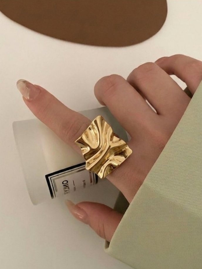 Bague doré 
