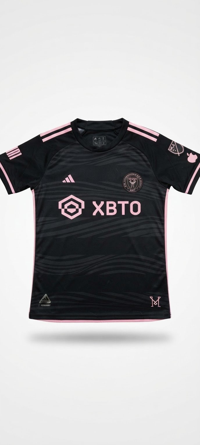 Pull noir de inter miami pour le fameux Lionel Messi