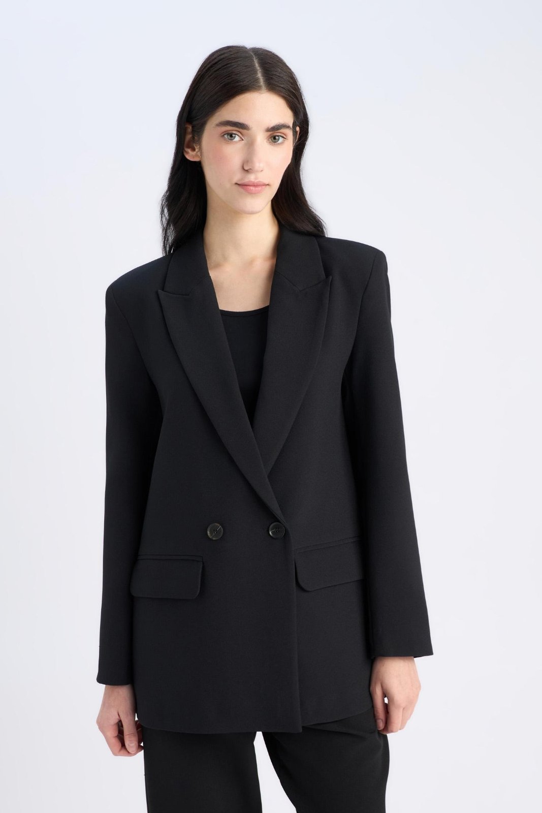 Blazer Bershka noir 