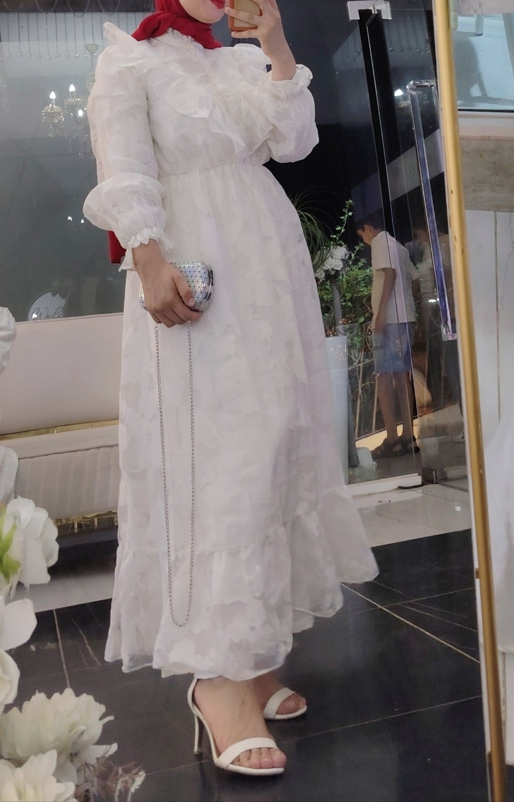 Robe shein blanche 