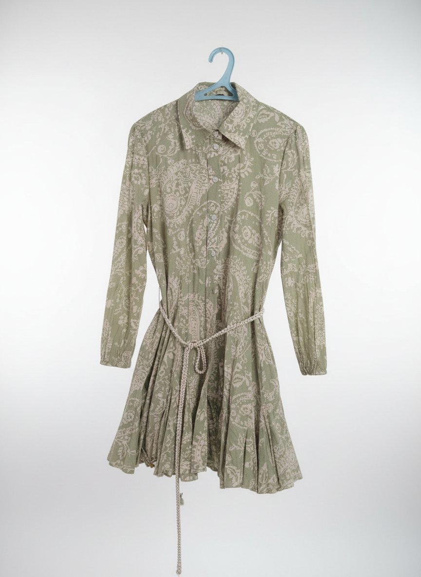 Robe verte Zara