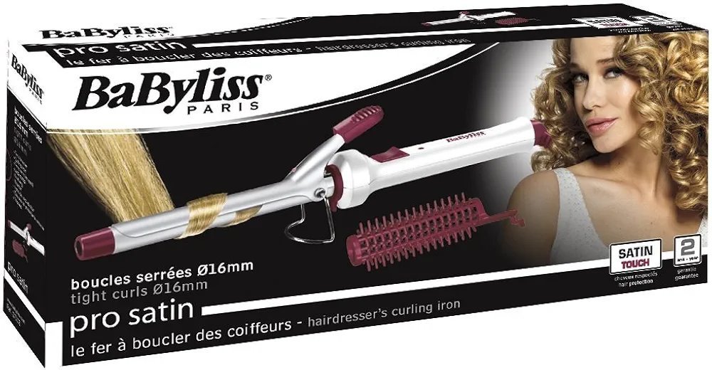 Fer à boucler BaByliss Paris Pro Satin 16mm (Boucles serrées)
