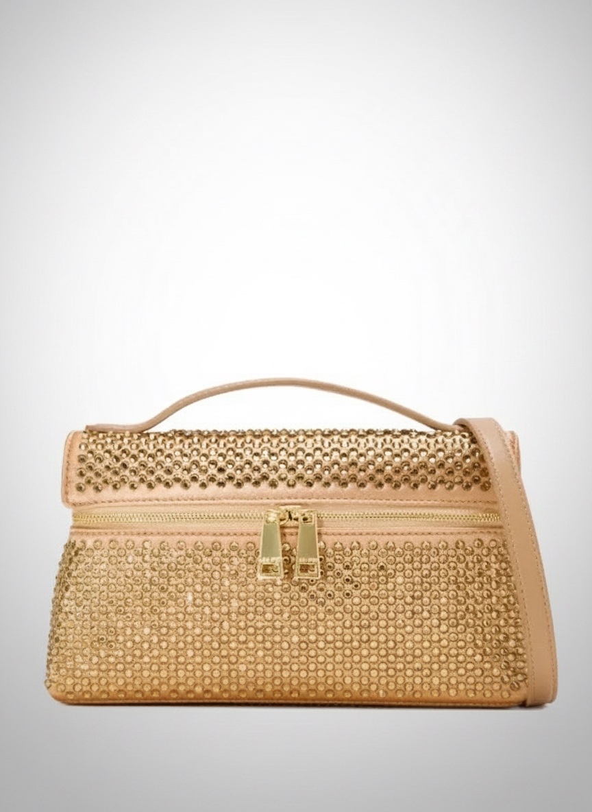 JW Pei Thea crystal-embellished top-handle bag
