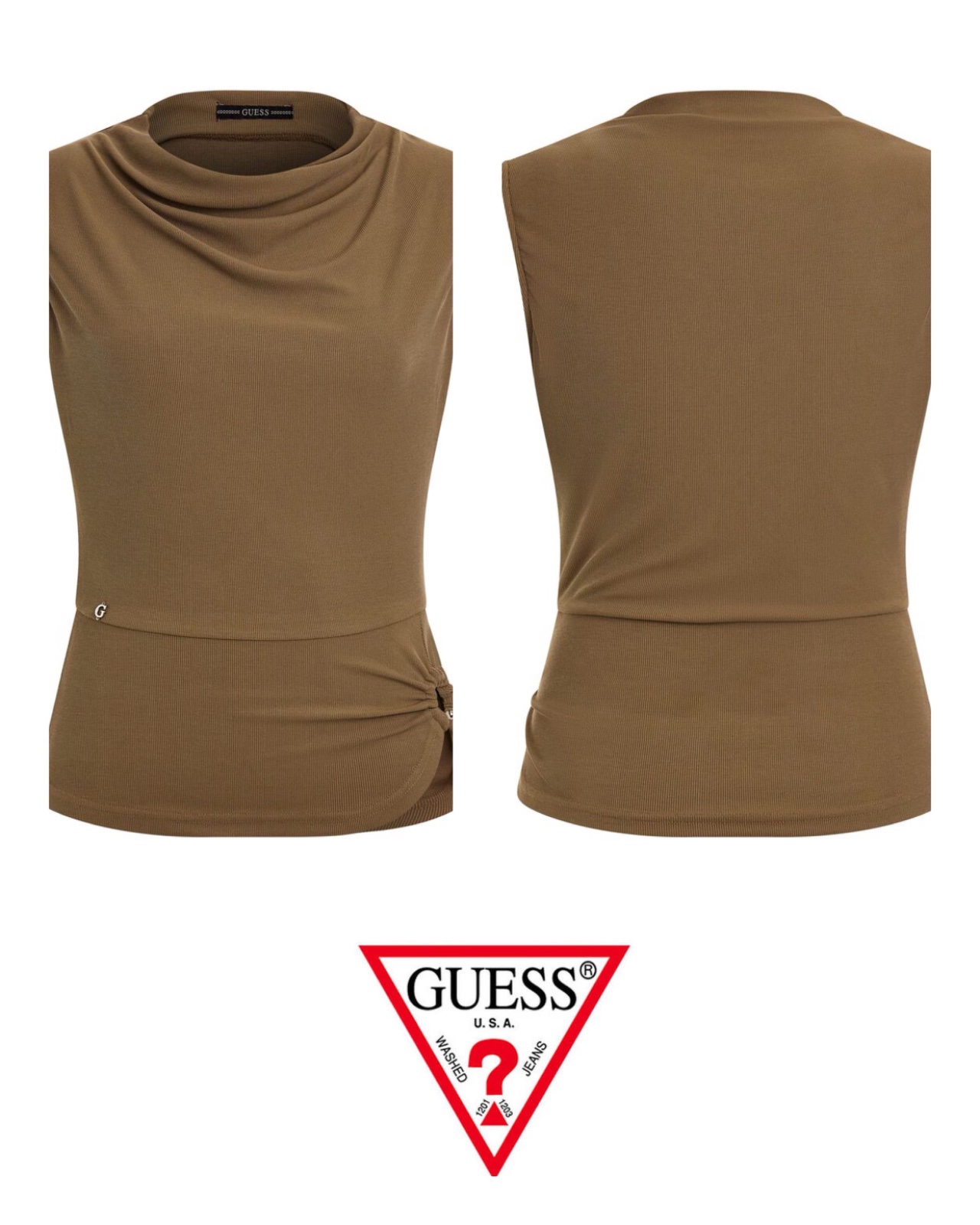 Guess ribbed top authentique