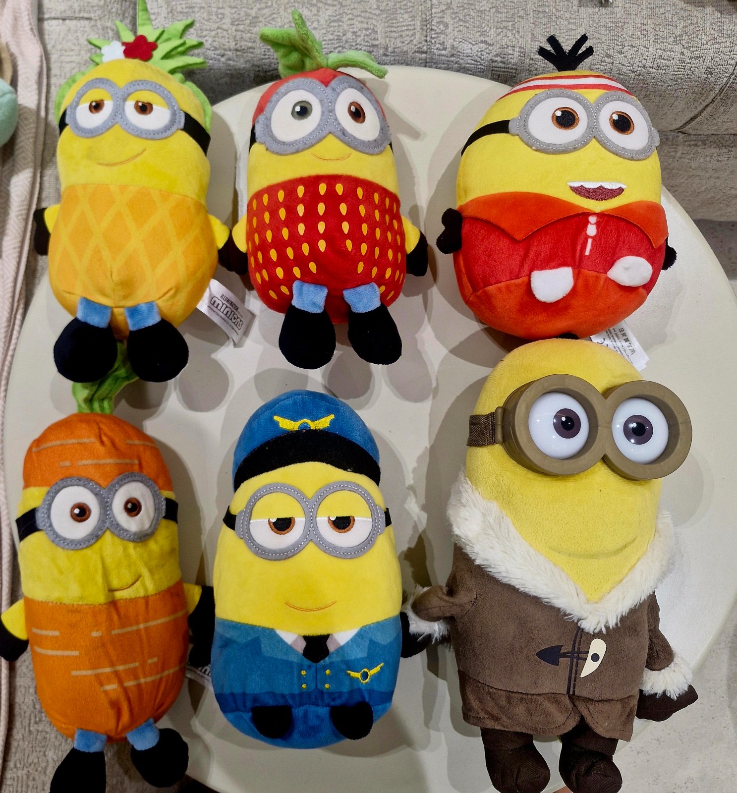 Lot de Peluches Minions Originales - Éditions Spéciales / Déguisés