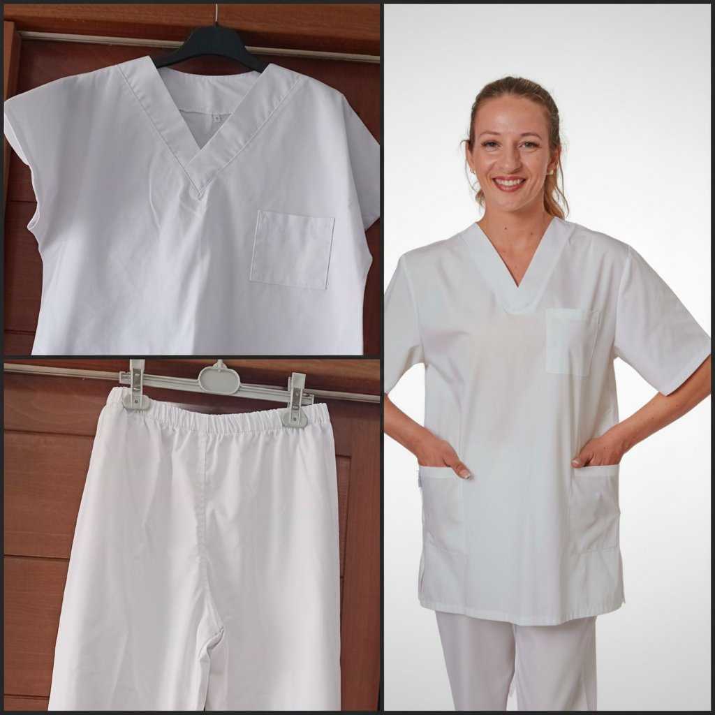 Tenue médicale blanche