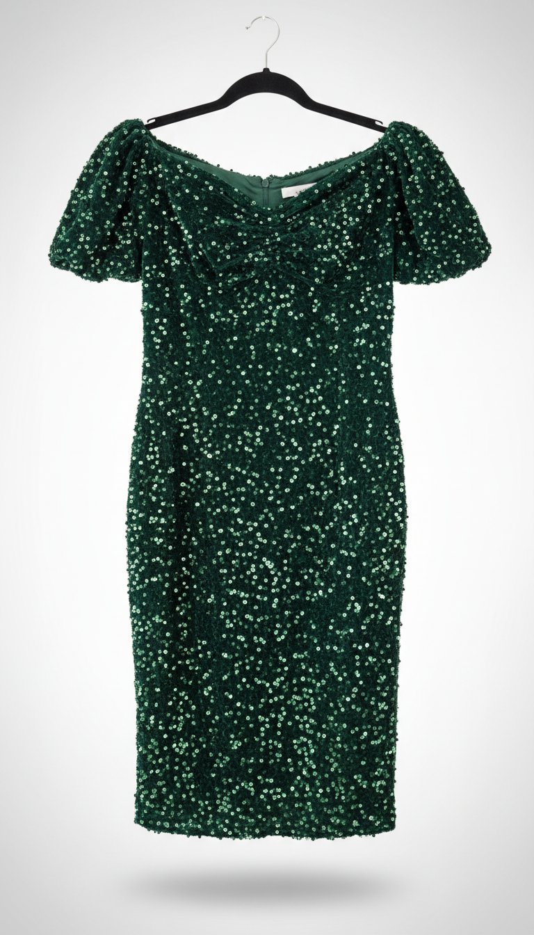 Robe soirée en paillette