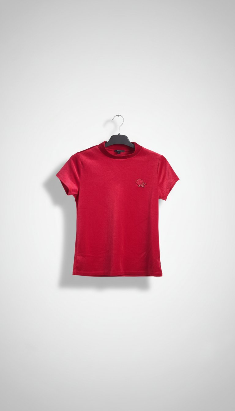T-shirt velours 