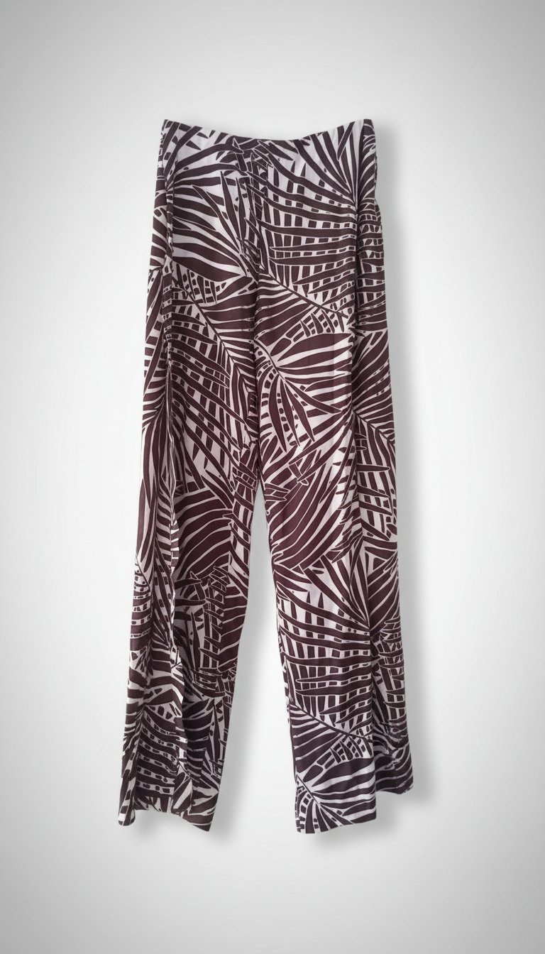Pantalon large exotique 
