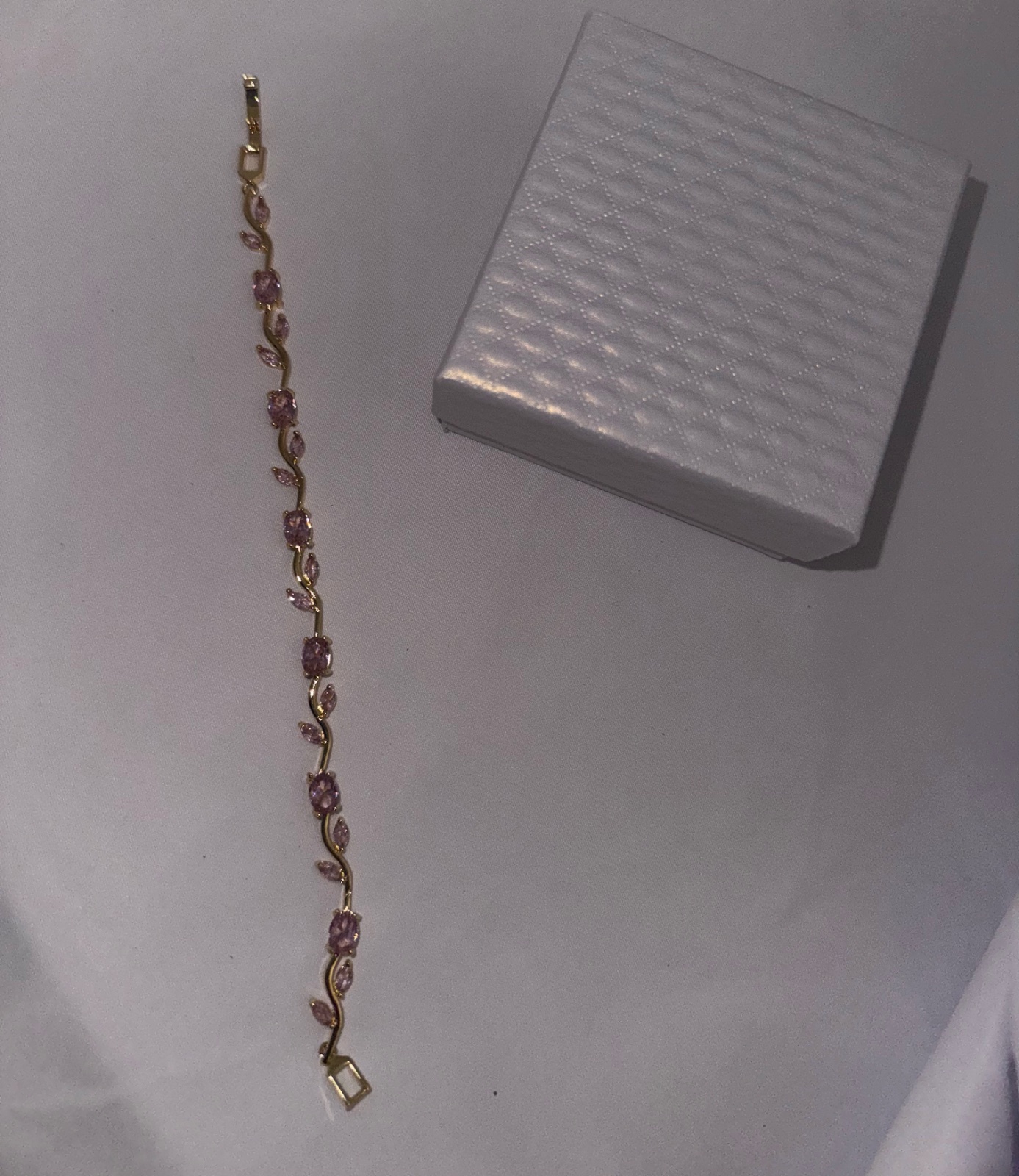 Bracelet tulipe rose