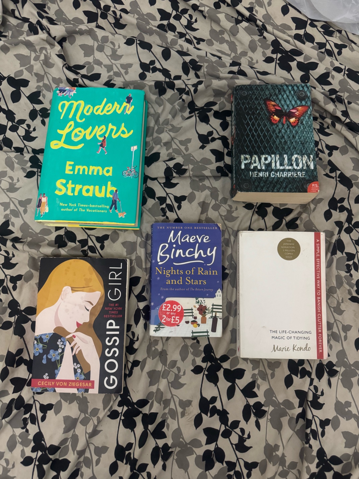 5 livres originaux