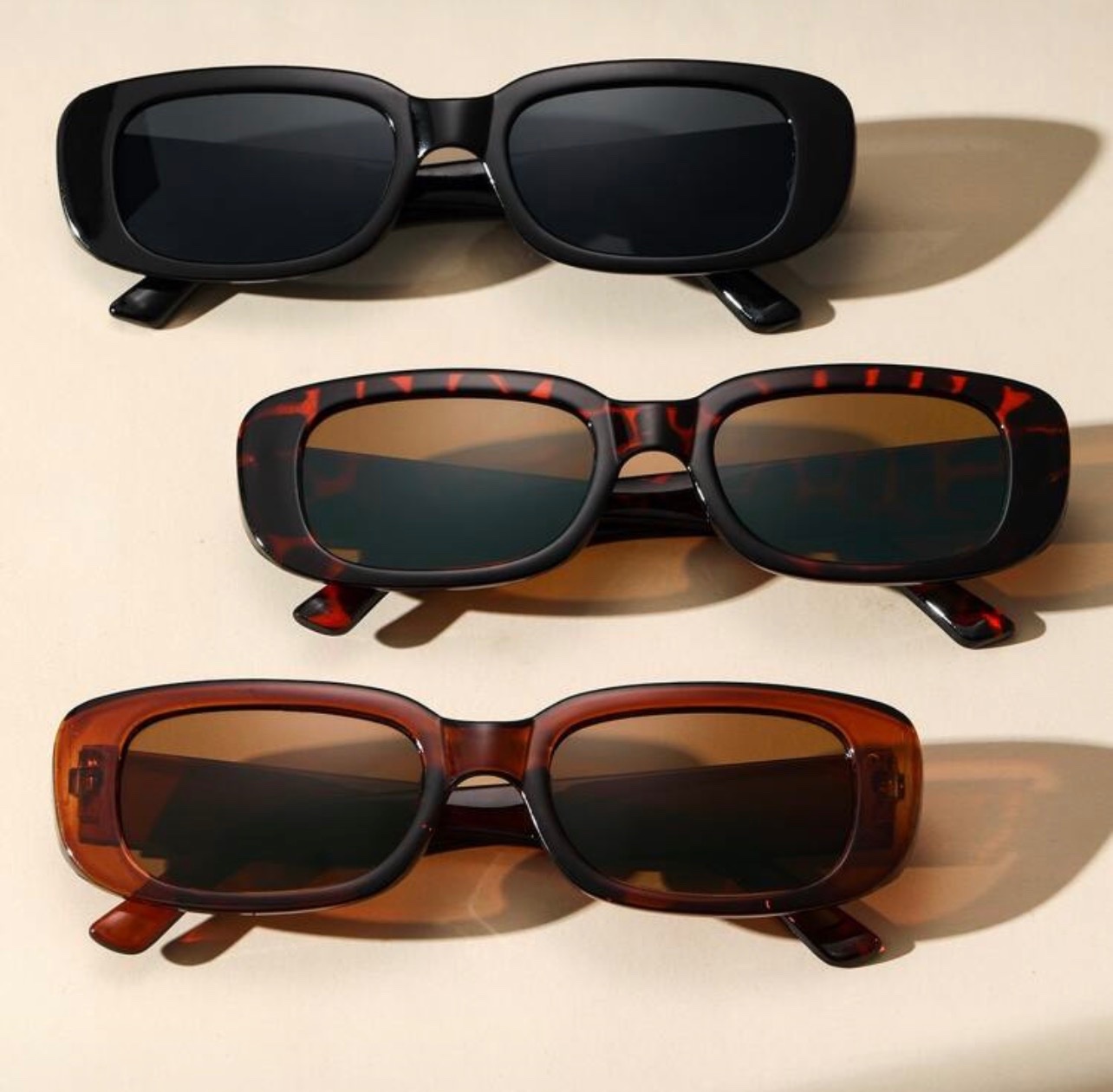 3 pièces de lunettes 