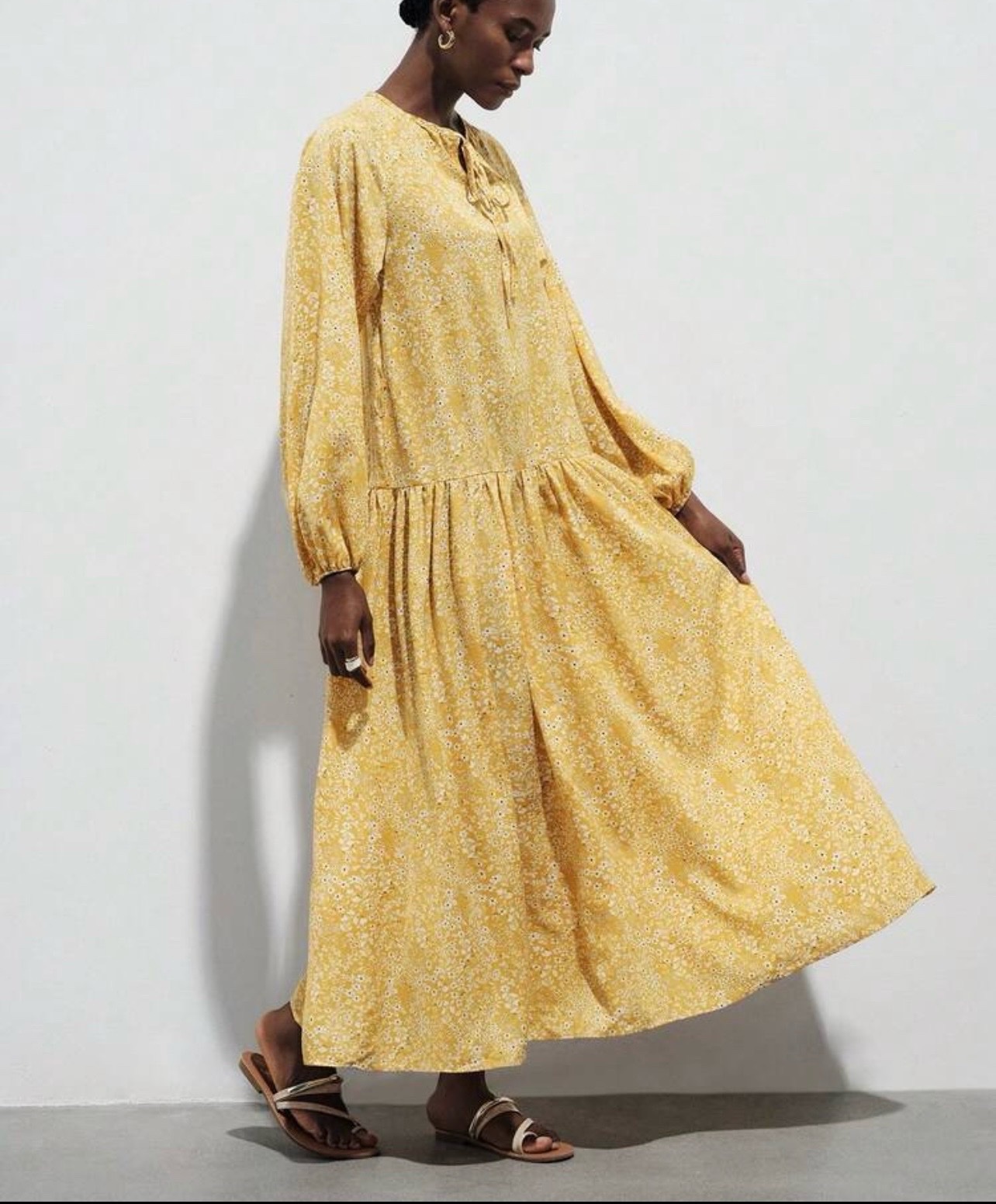 🌼 Robe longue fleurie 