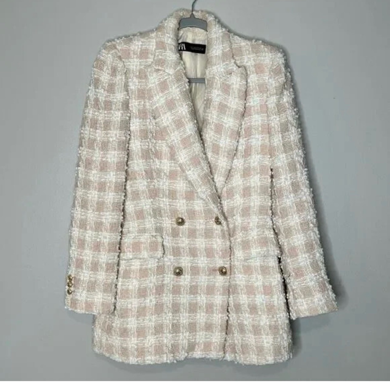 Blazer zara tweed 
