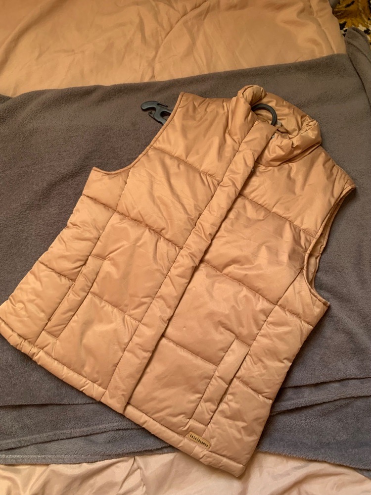 doudoune caramel M/L portée une seule fois