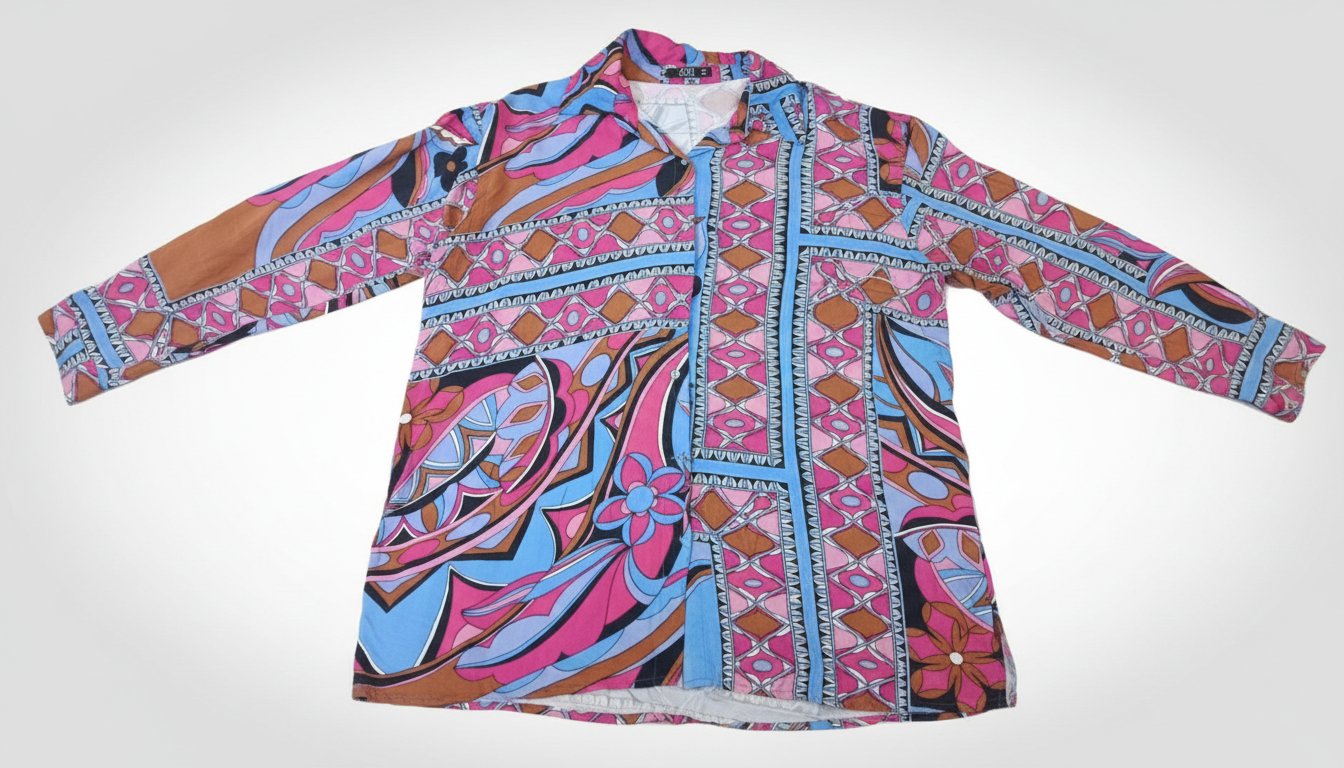 Chemise multicolore 