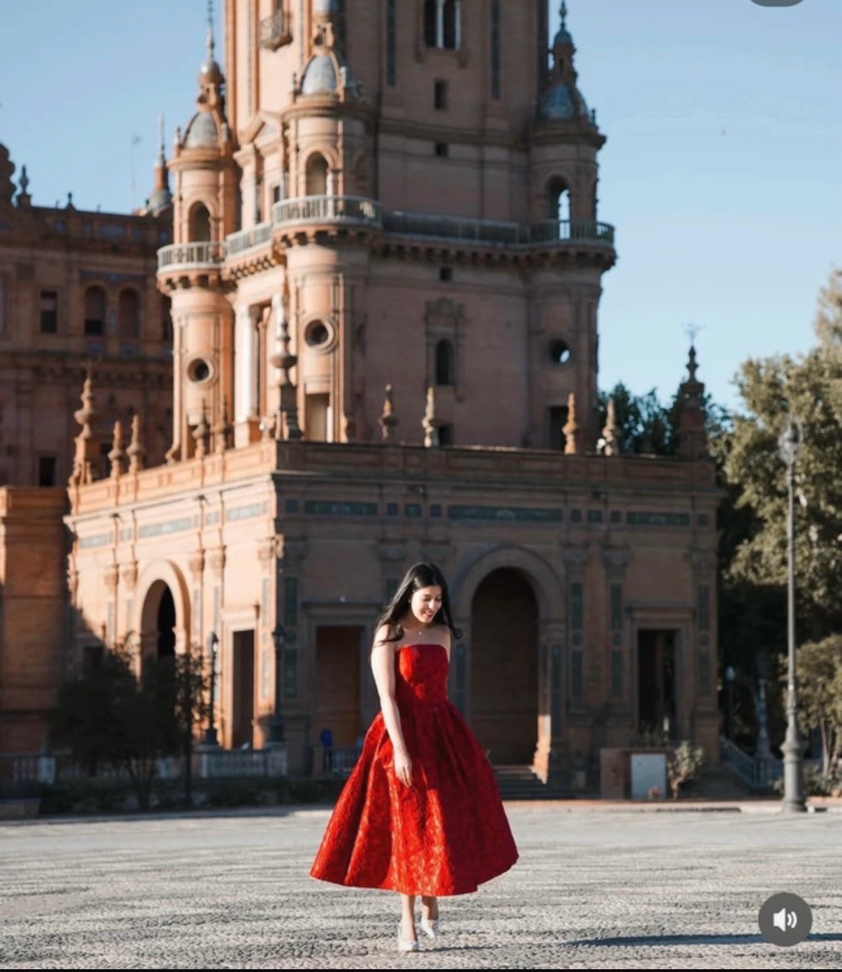 Robe princesse rouge