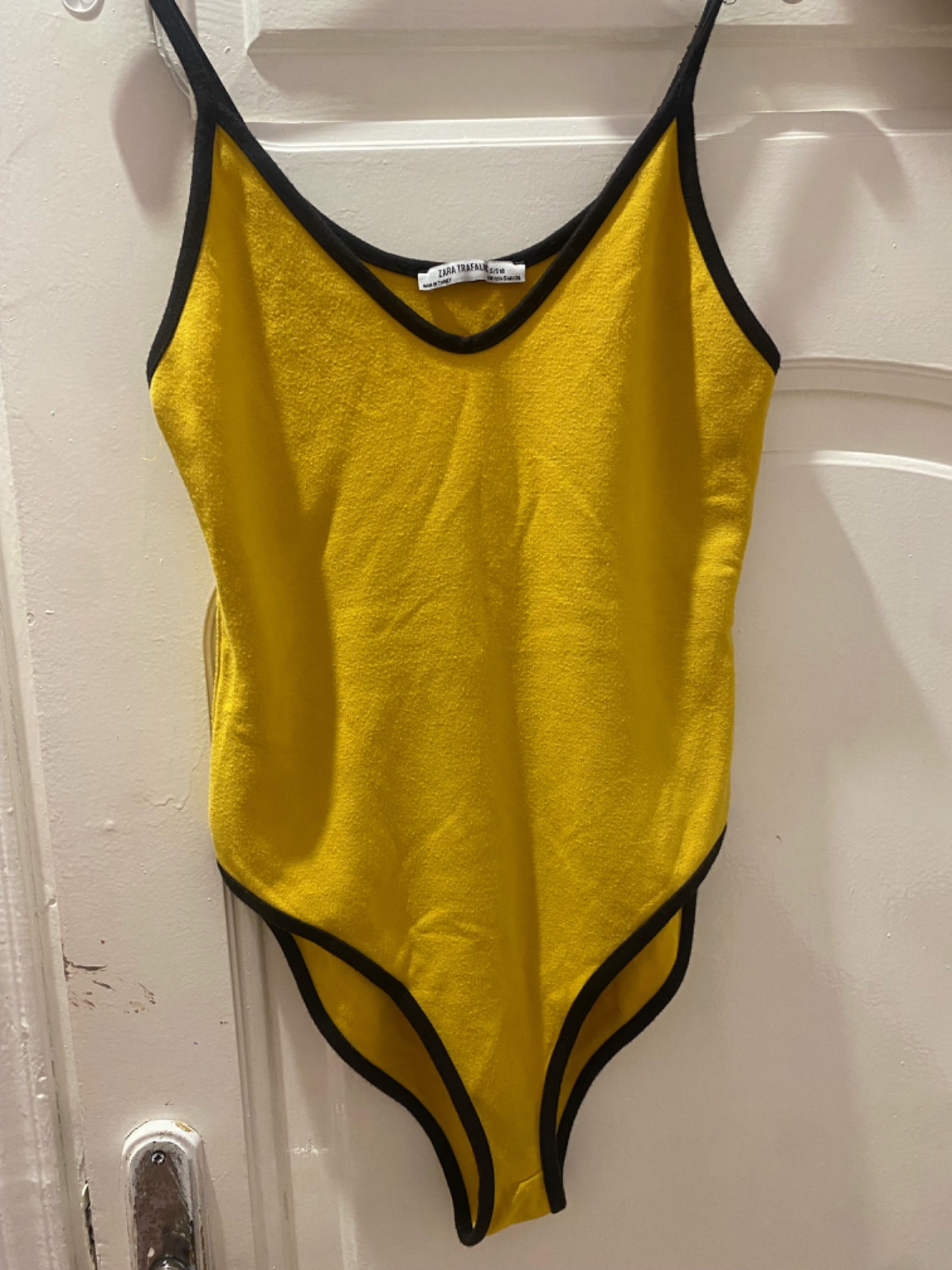Zara Trafaluc Yellow Bodysuit - Size S
