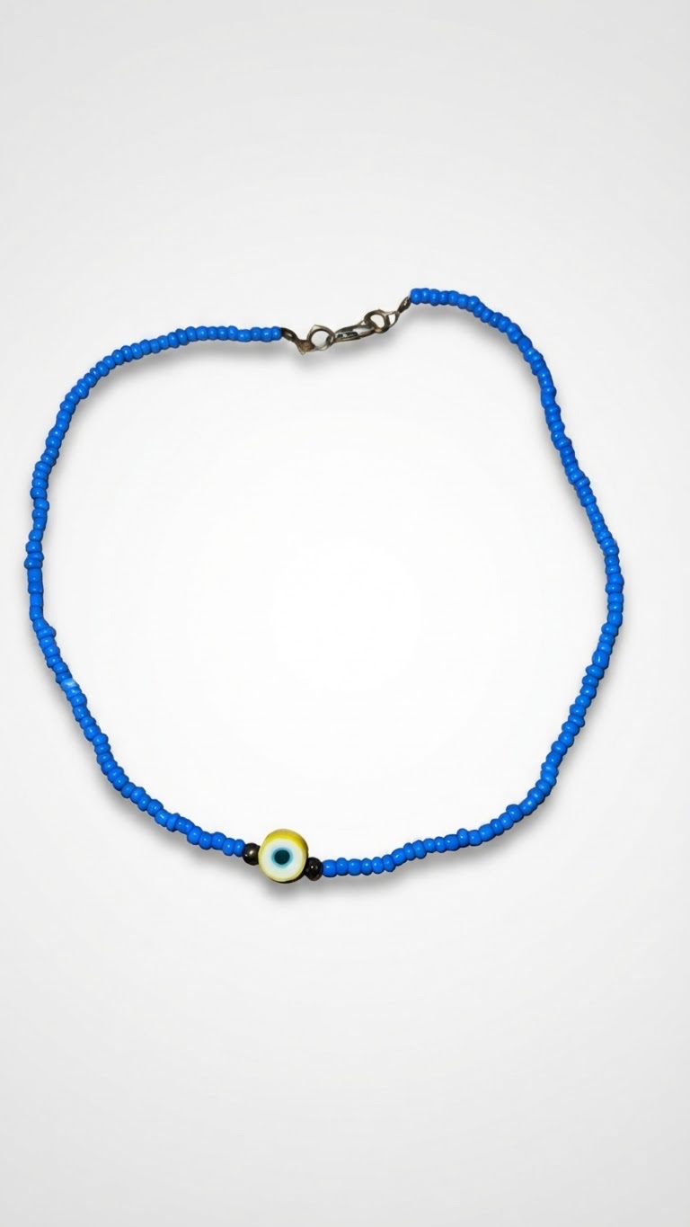 Collier bleu