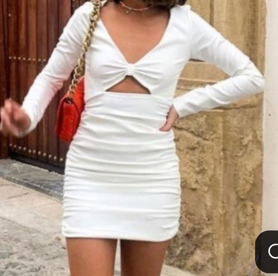 Robe blanche zara