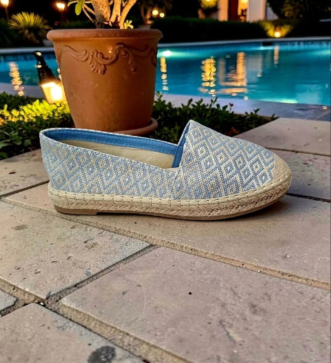 Espadrilles en bleu