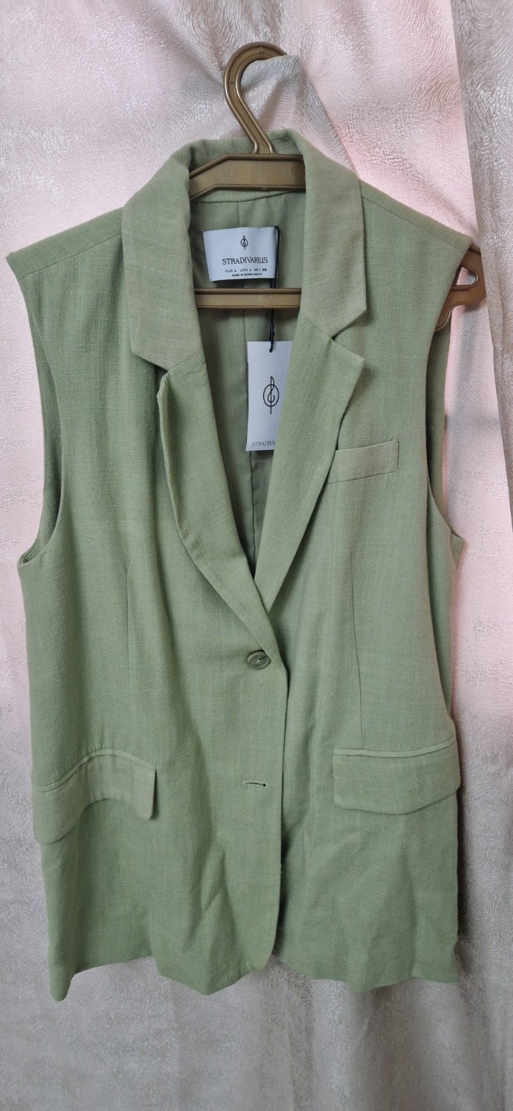 Blazer Stradivarius sans manches 