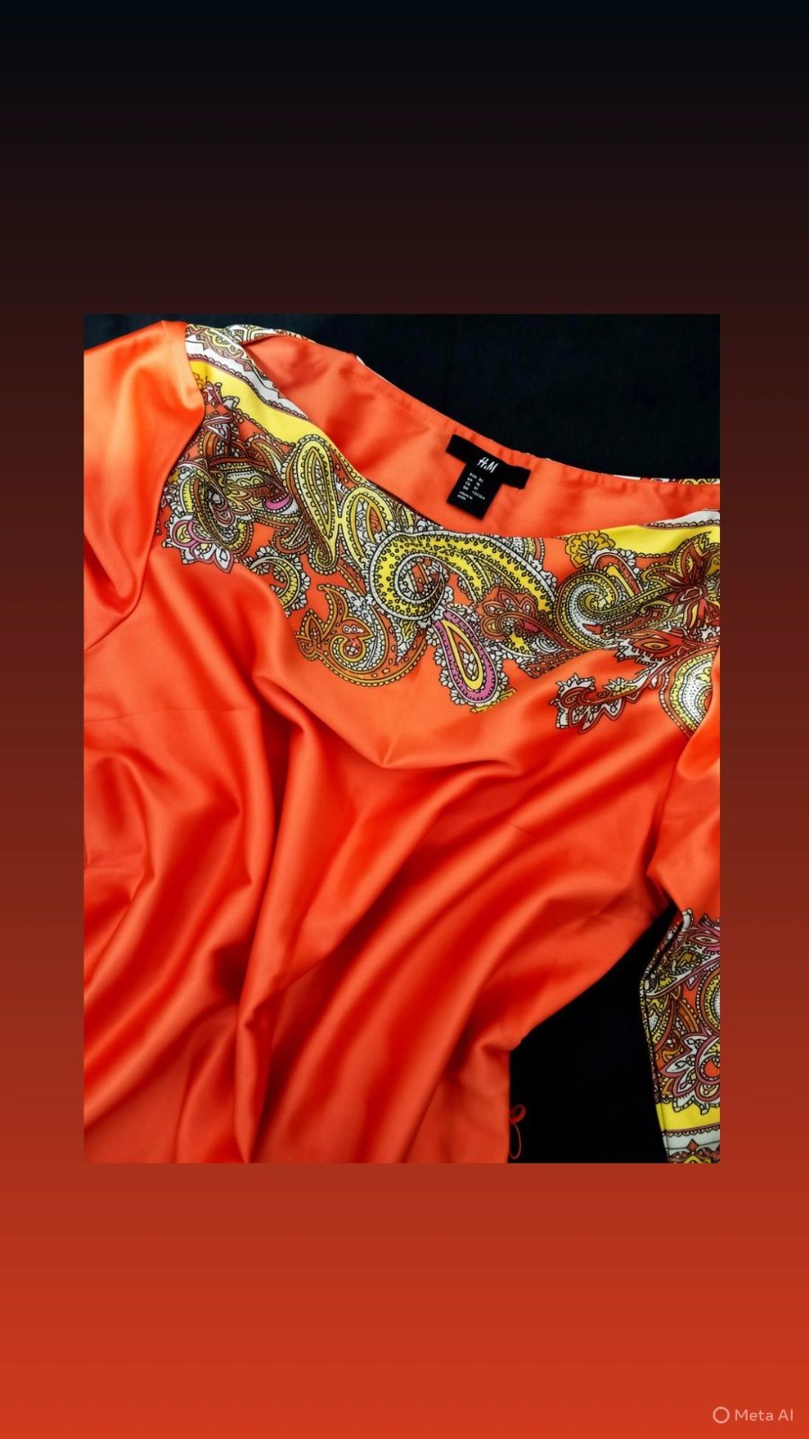 Robe satinée 