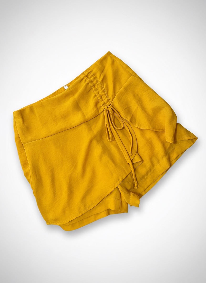 Jupe short mautarde