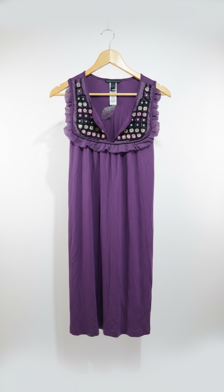 Tres belle robe MANGO  violet taille M neuf avec etiquette