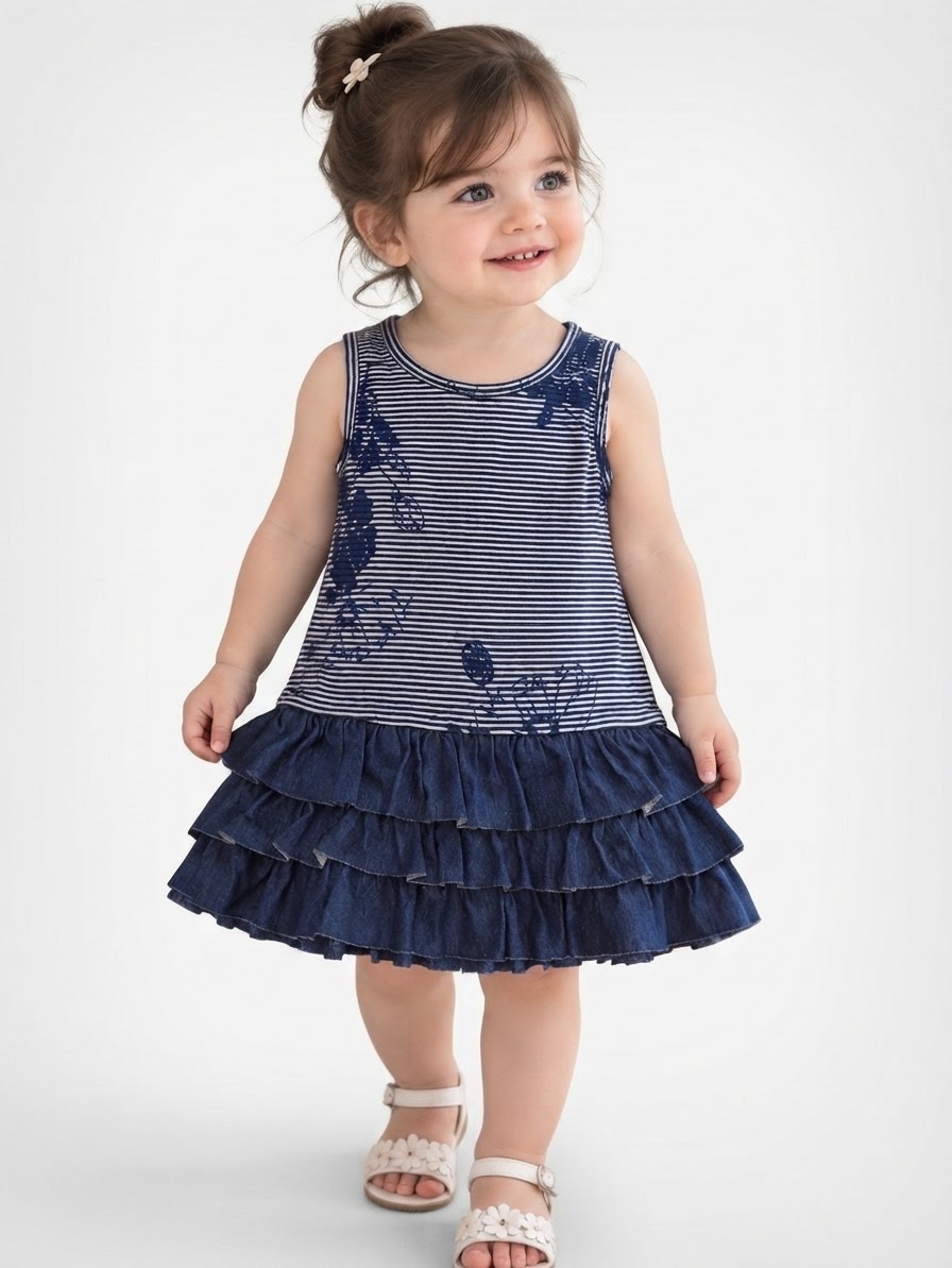Robe fillette 2 ans djine cotton tres bon etat