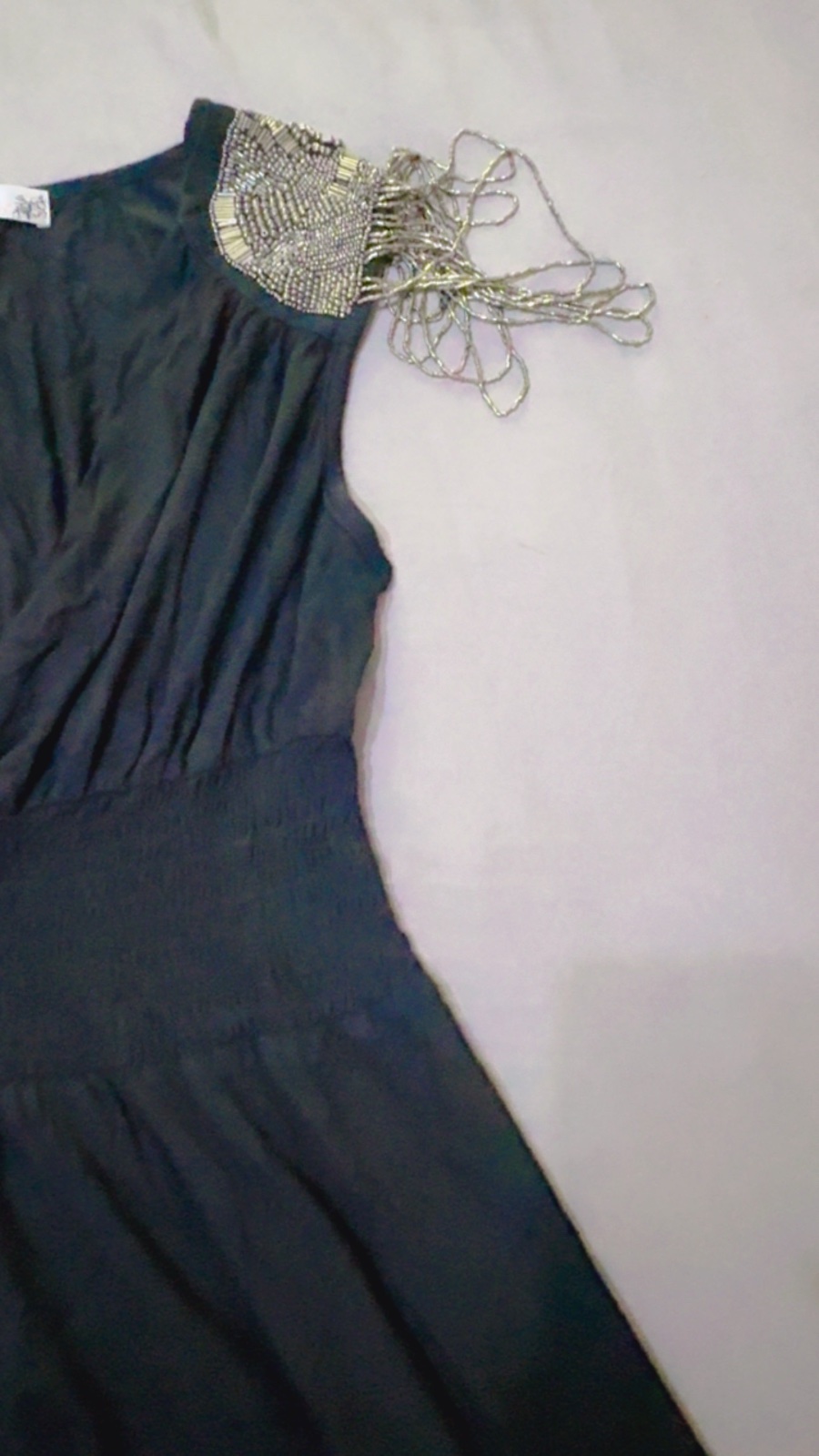Robe noir coton lycra taille 40