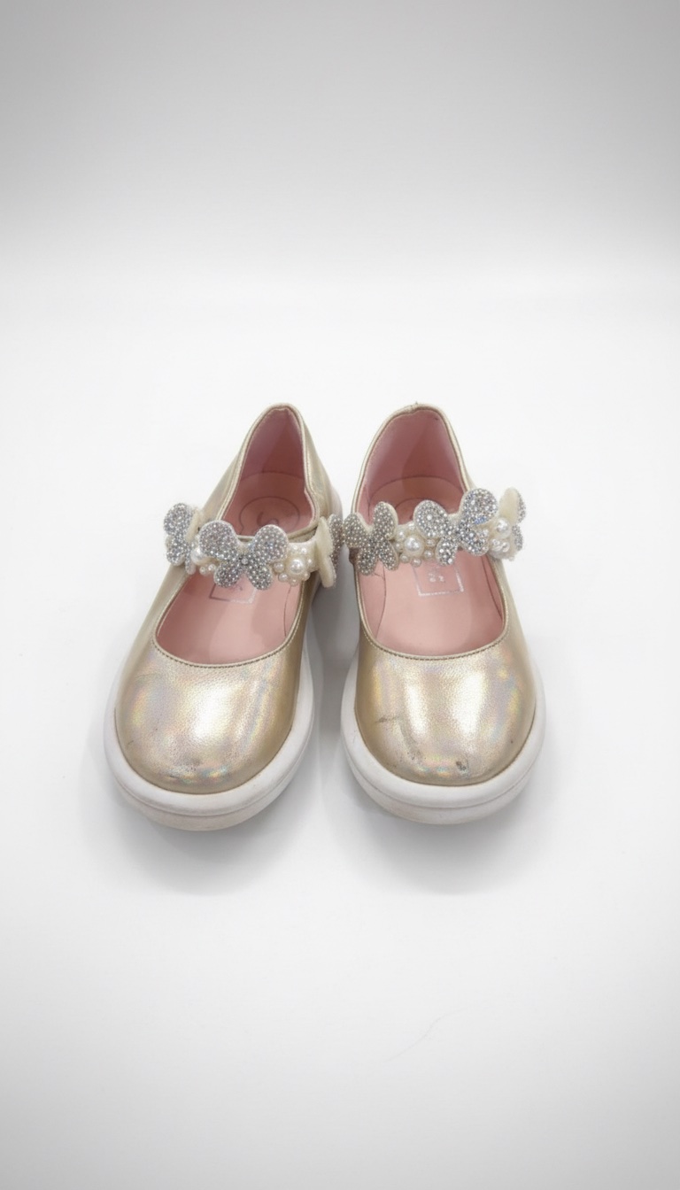 Ballerine doré presque neuf pointure 27