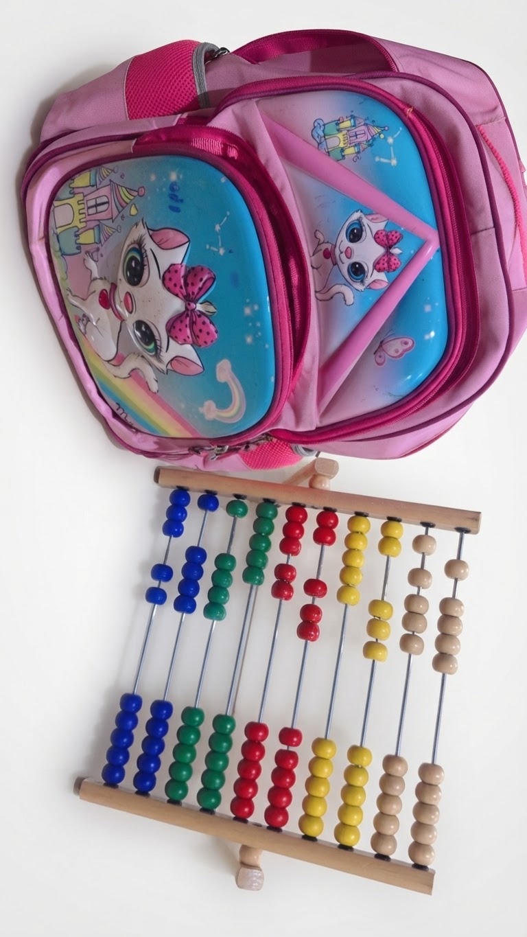Lot sac a dos et jeux éducatif peux utilisé