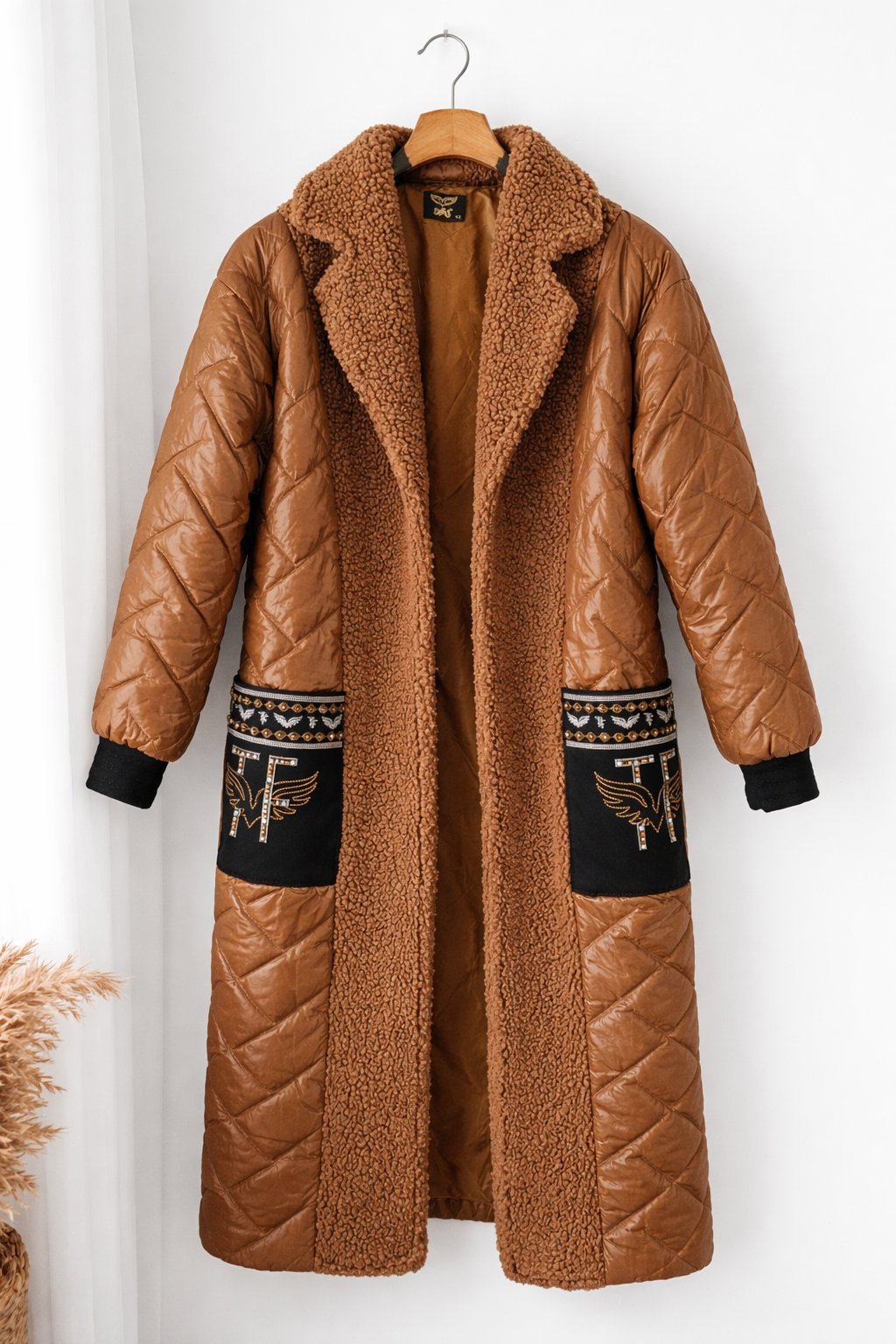 Manteau long marron