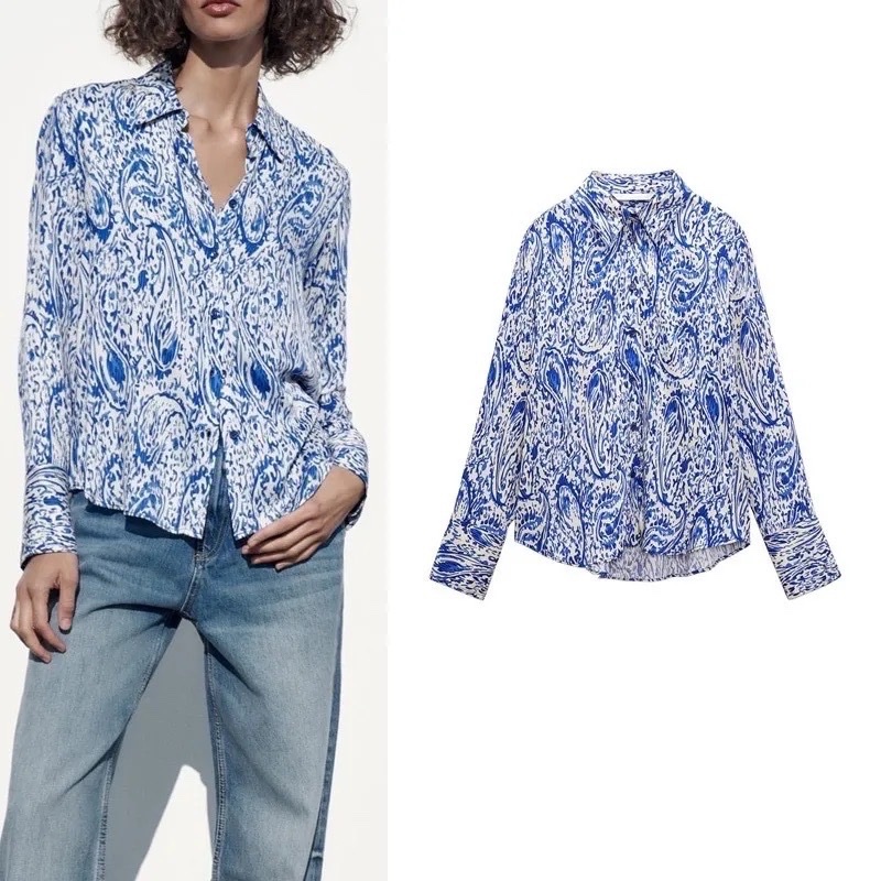 Chemise zara tres bonne etat trendy 