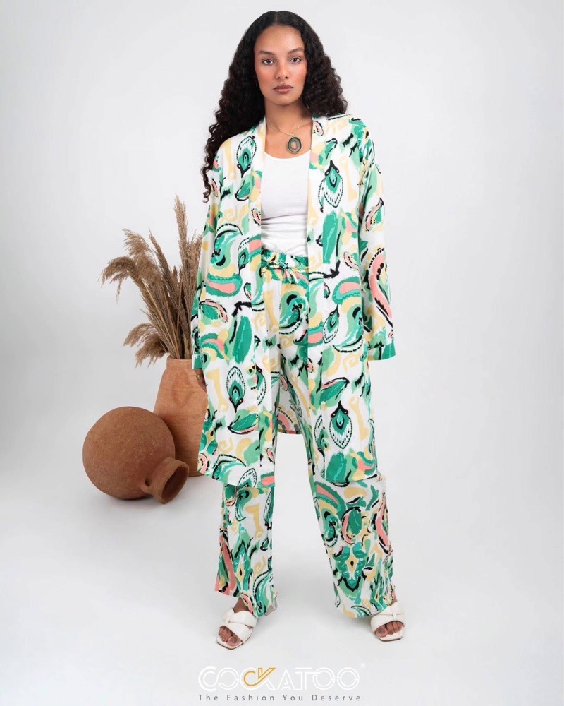 Set for summer twil ylabes hta merhajbet trendy w much malbus jemla 3 pieces 