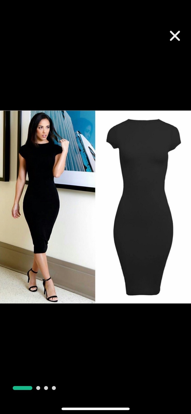 Robe midi h&m 