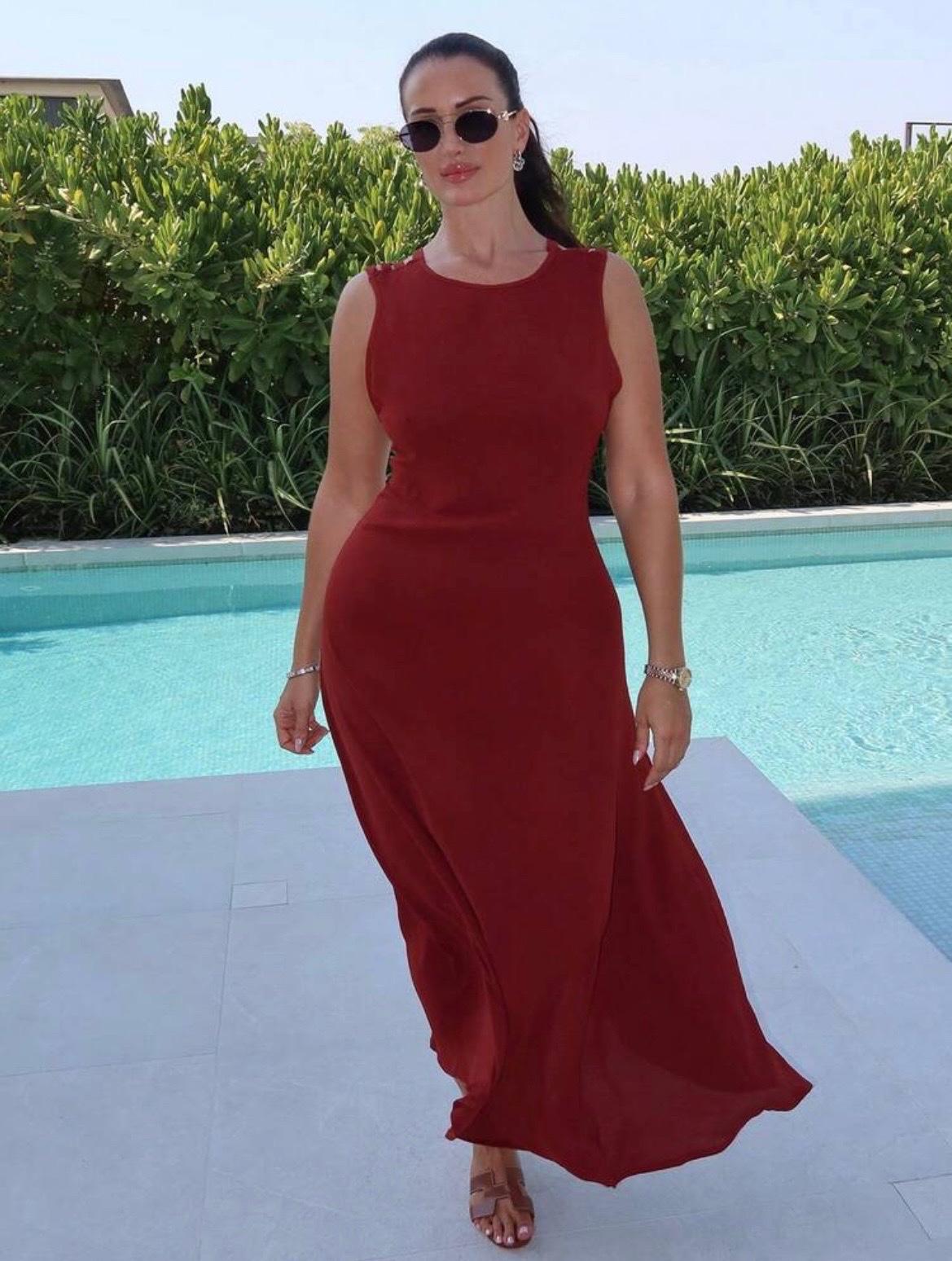 Robe maxi 100% lin 