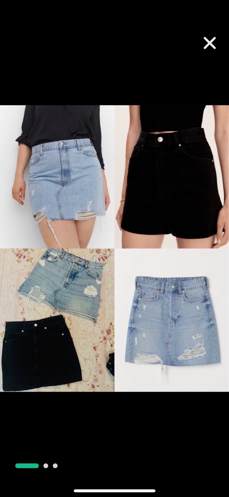 2 jupe (offre ) denim 