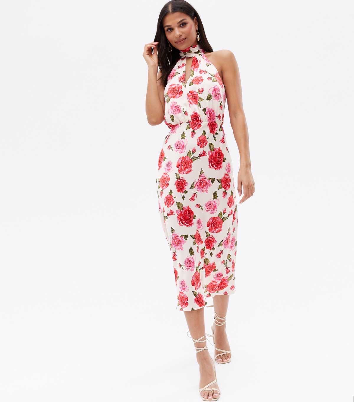 Robe satin longue 