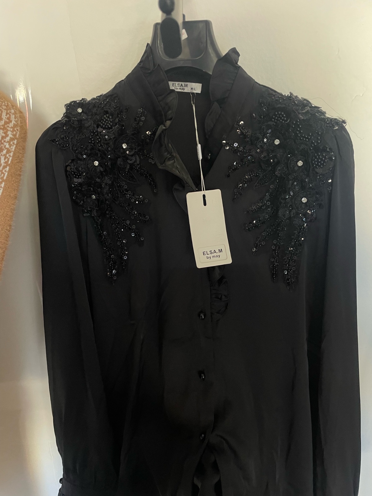 Chemise noire importer🇹🇷