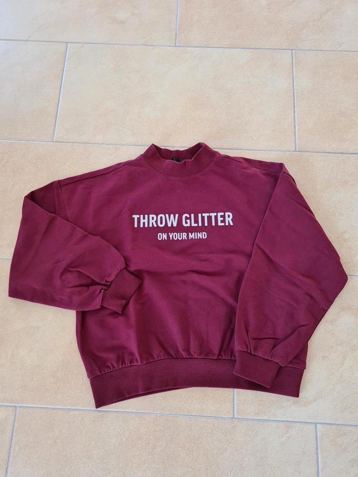 Pull bordeaux oversize