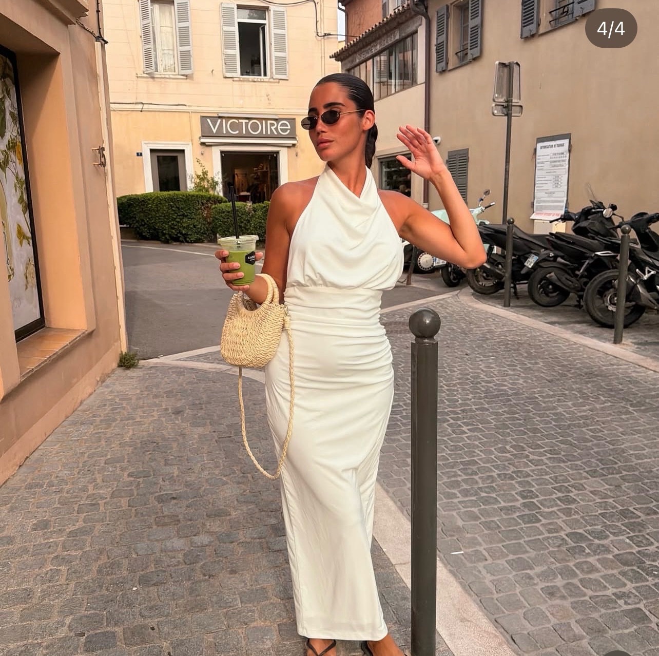 Robe zara blanche 