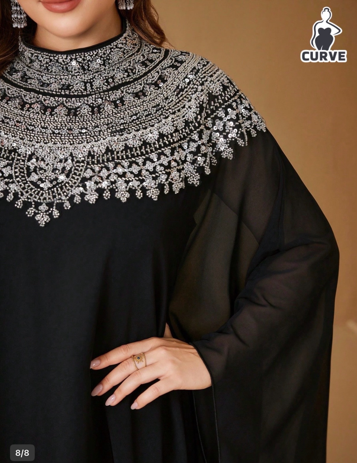Robe soirée grand taille  shein 