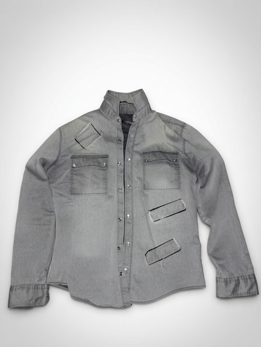 Vettement light denim gris