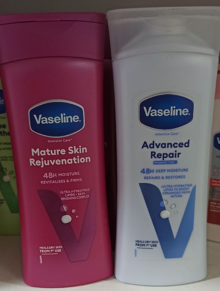 body lotion vaseline 
