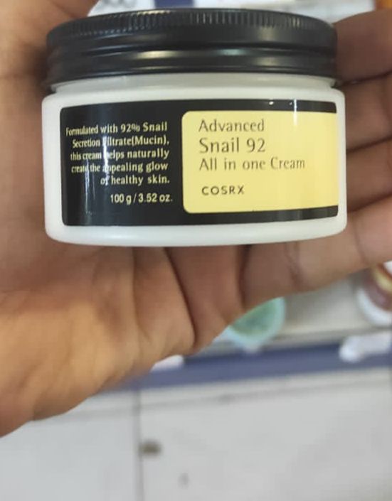Creme COSRX à la bave d'escargot hydratante+ anti âge 