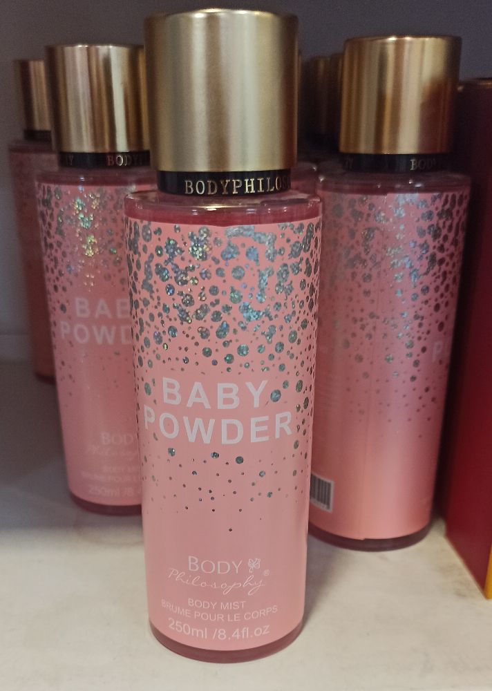 baby powder body mist