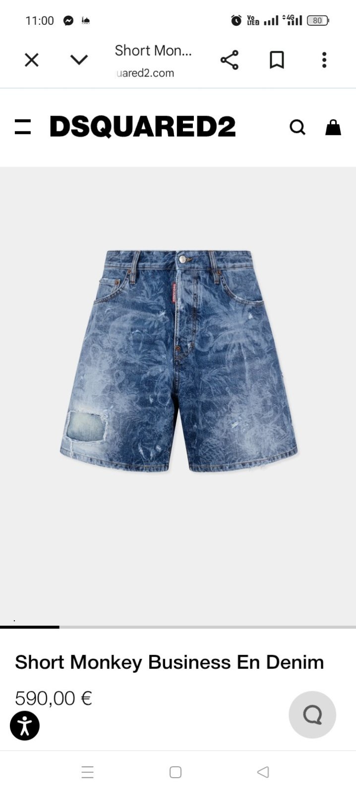 Short djean dsquared2 