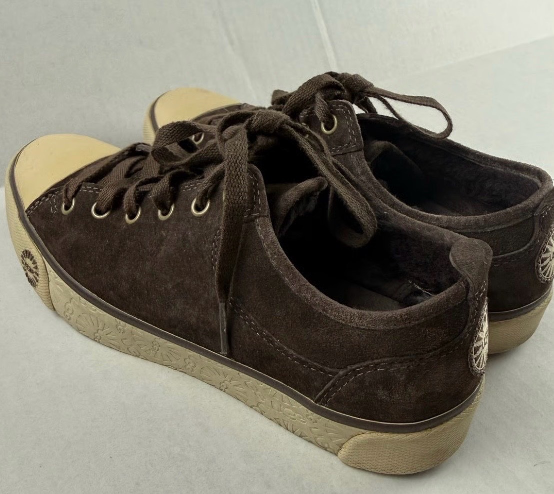 UGG Australie Evera pointure 39/40 authentique en daim marron intérieur fourrure